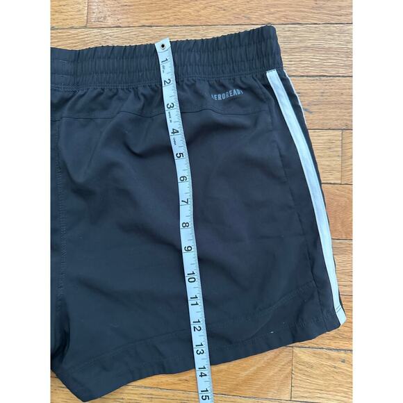 Adidas Women’s 3-Stripes Running Shorts Black White Size XL Lightweight Active - Picture 6 of 6